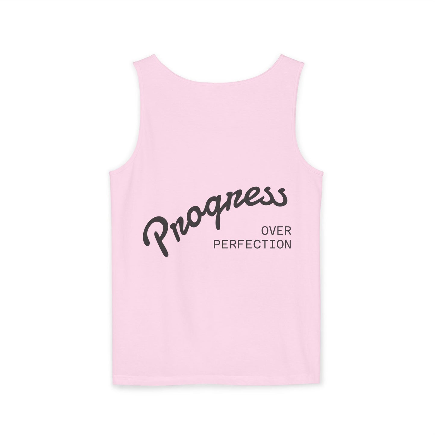 Hope Dealer Progress Over Perfection Unisex Tank Top Light Colors
