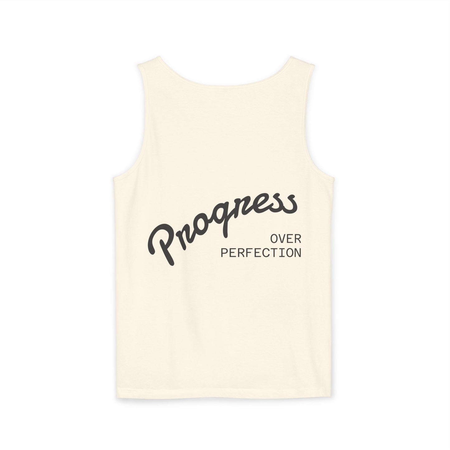 Hope Dealer Progress Over Perfection Unisex Tank Top Light Colors