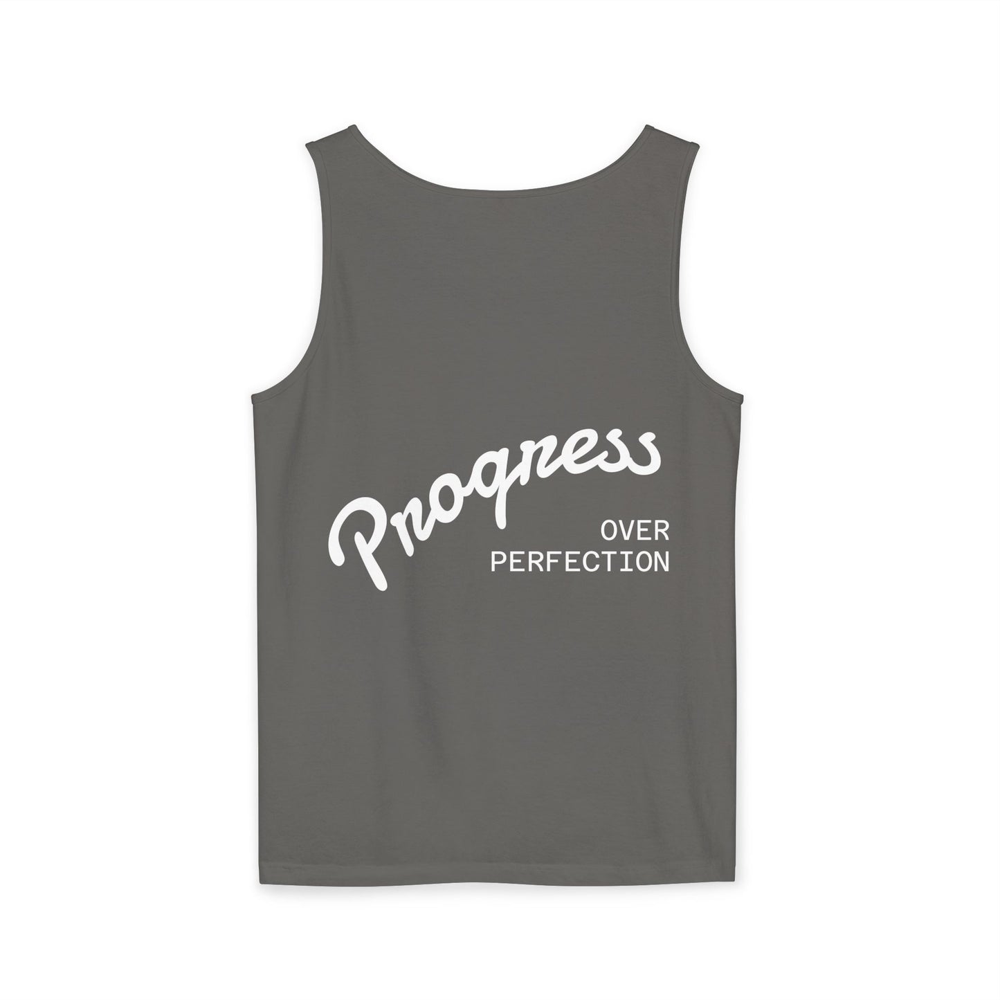 Hope Dealer Progress Over Perfection Unisex Tank Top Dark Colors