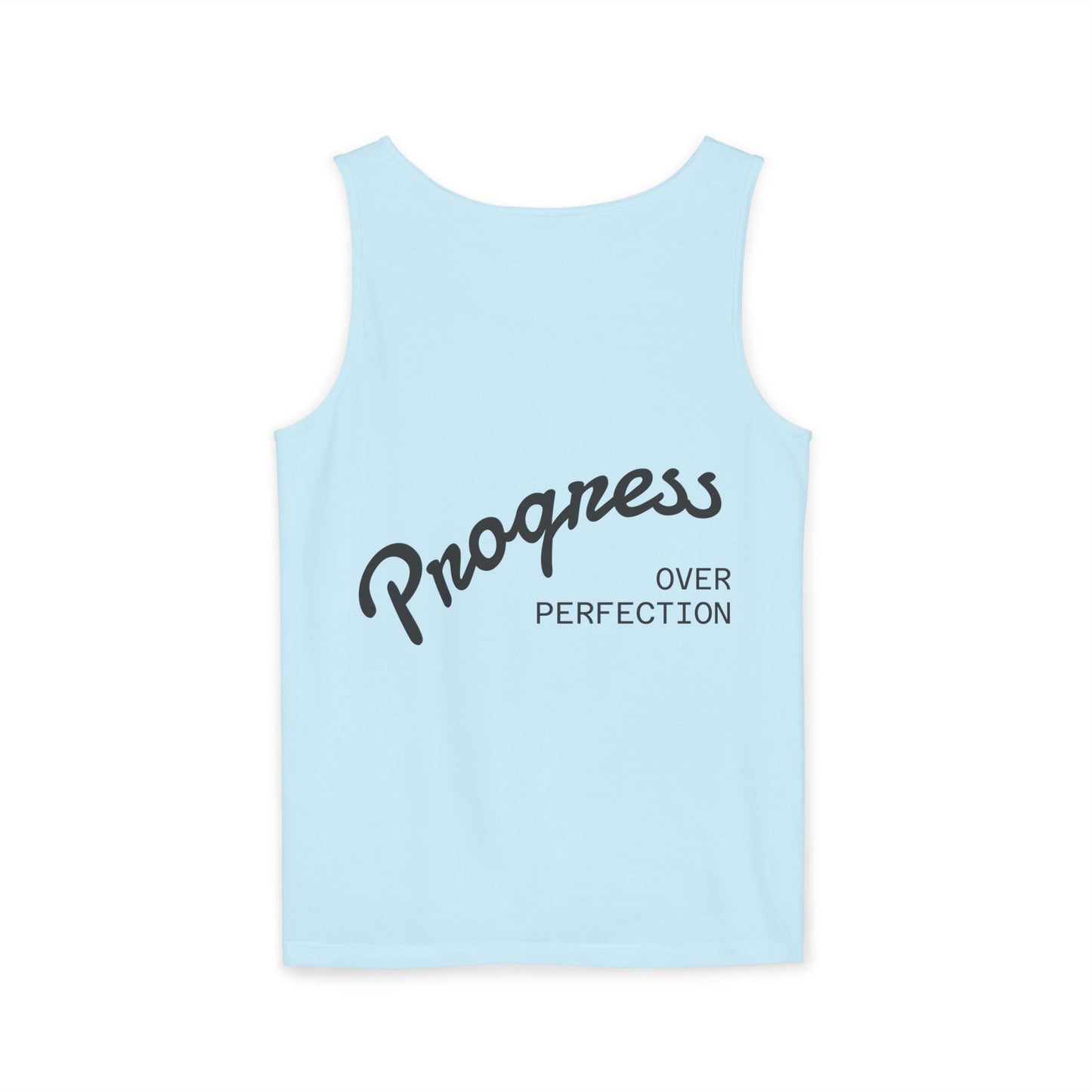 Hope Dealer Progress Over Perfection Unisex Tank Top Light Colors
