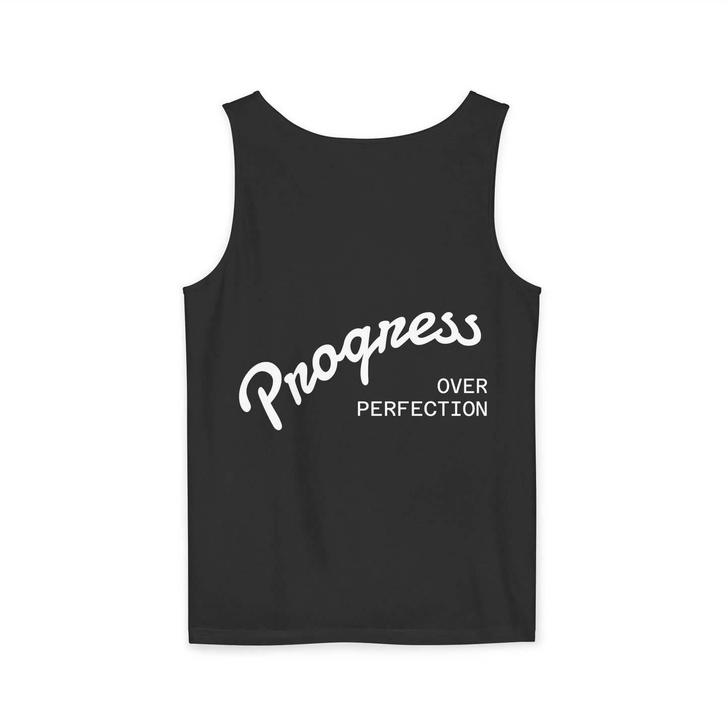 Hope Dealer Progress Over Perfection Unisex Tank Top Dark Colors