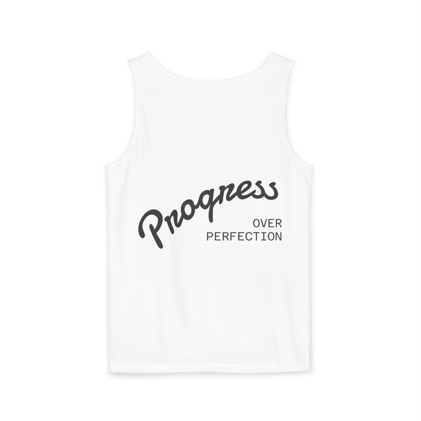 Hope Dealer Progress Over Perfection Unisex Tank Top Light Colors