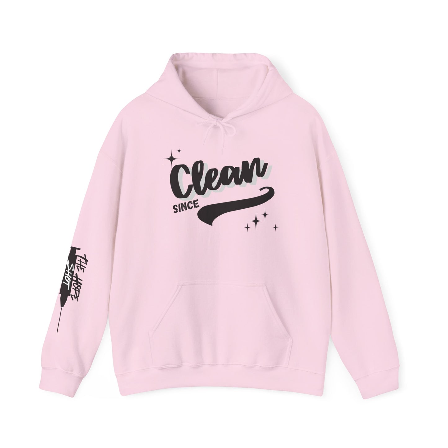Custom Clean Date Heavy Blend Hooded Sweatshirt Light Colors