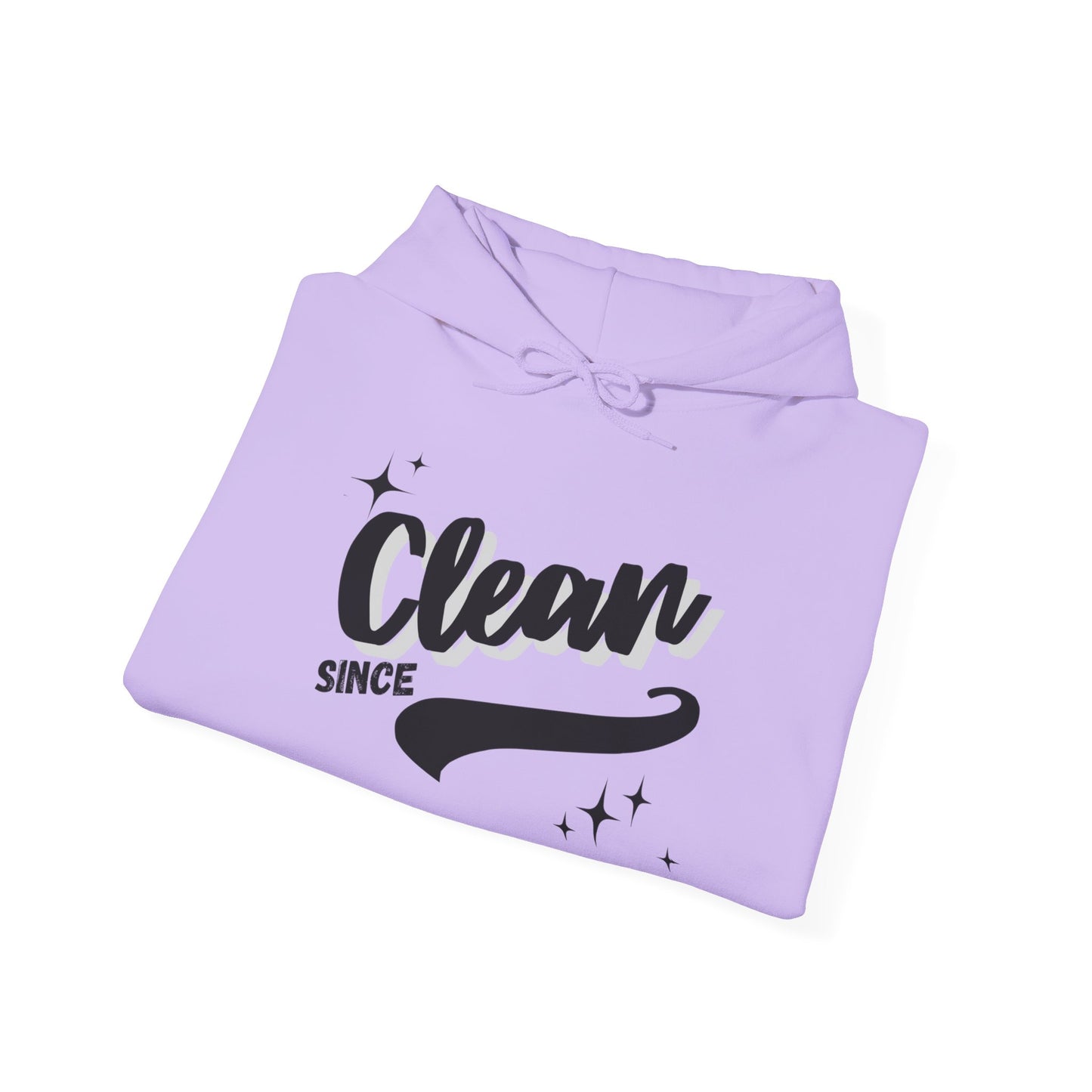 Custom Clean Date Heavy Blend Hooded Sweatshirt Light Colors