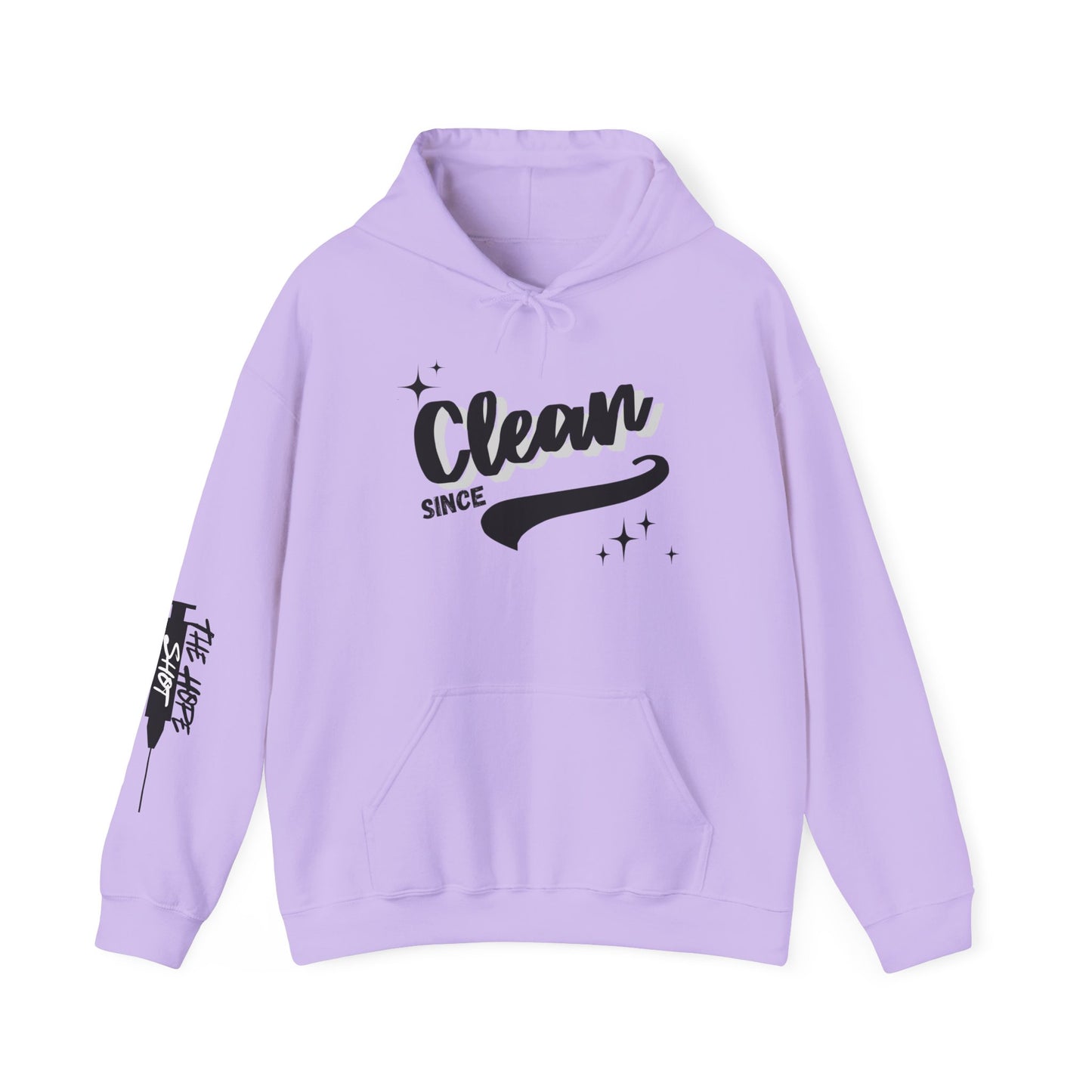 Custom Clean Date Heavy Blend Hooded Sweatshirt Light Colors