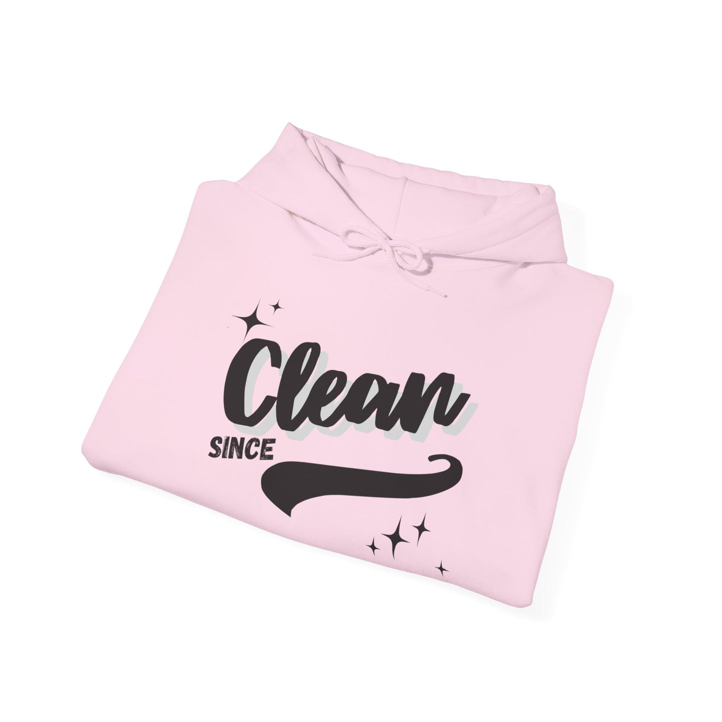 Custom Clean Date Heavy Blend Hooded Sweatshirt Light Colors