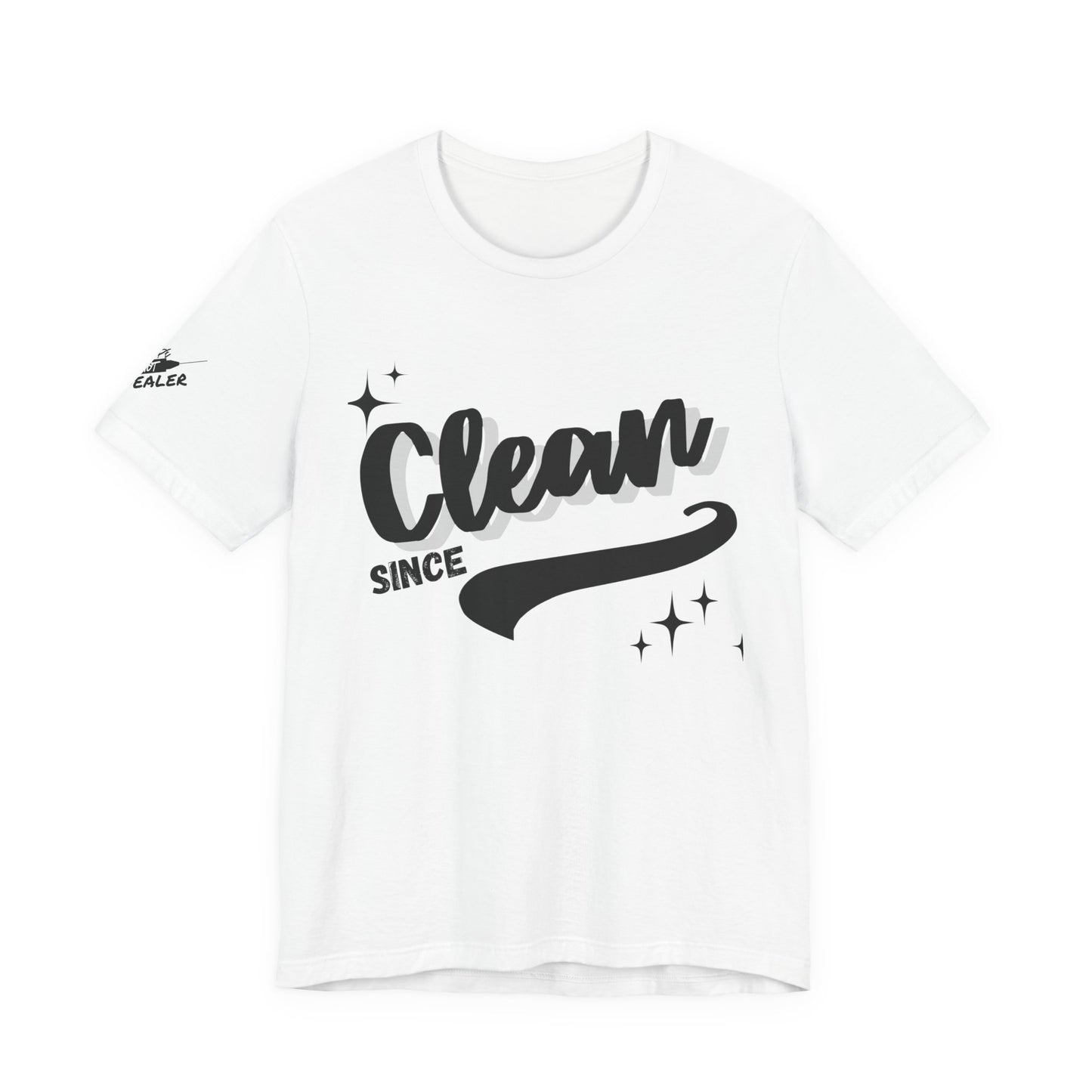 Custom Sobriety Date Tee - White