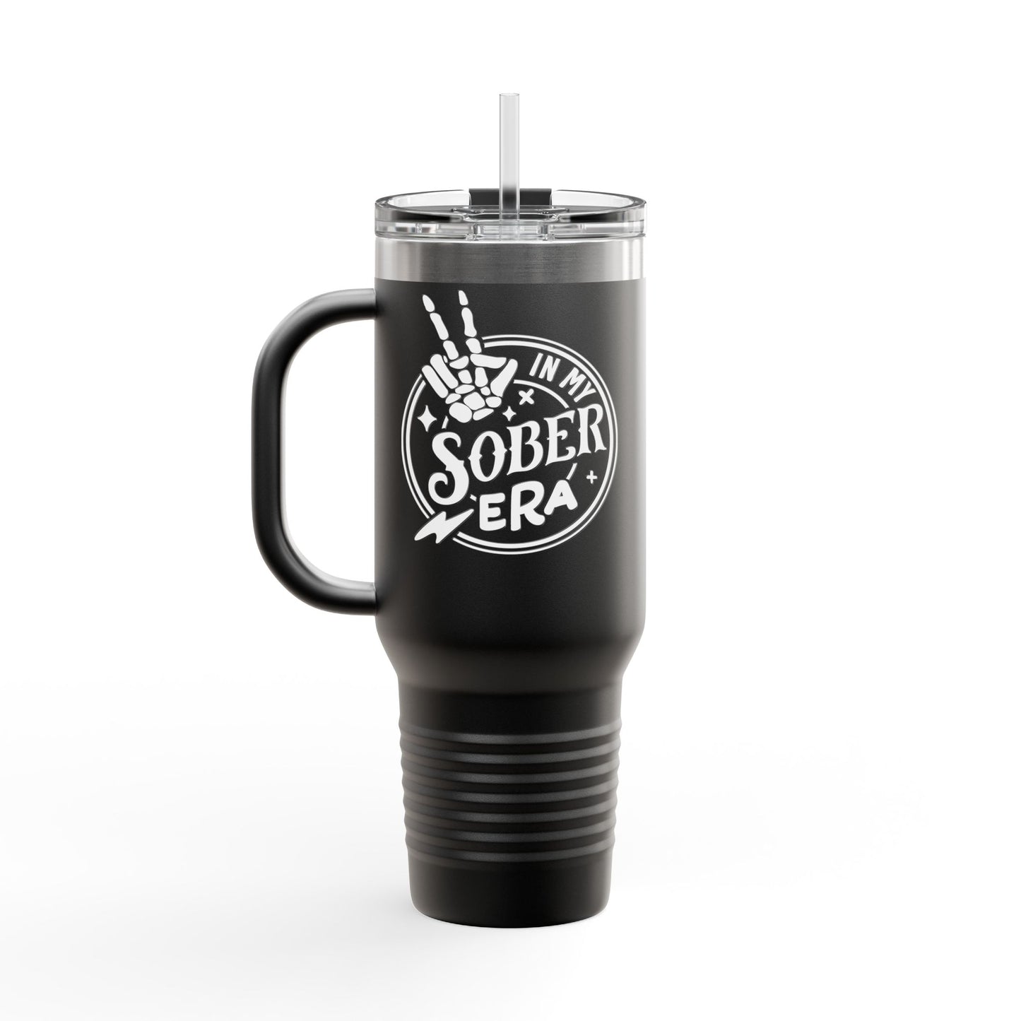 My Recovery Era 40 Oz, Stainless Steel Stanley Insulated Mug Black