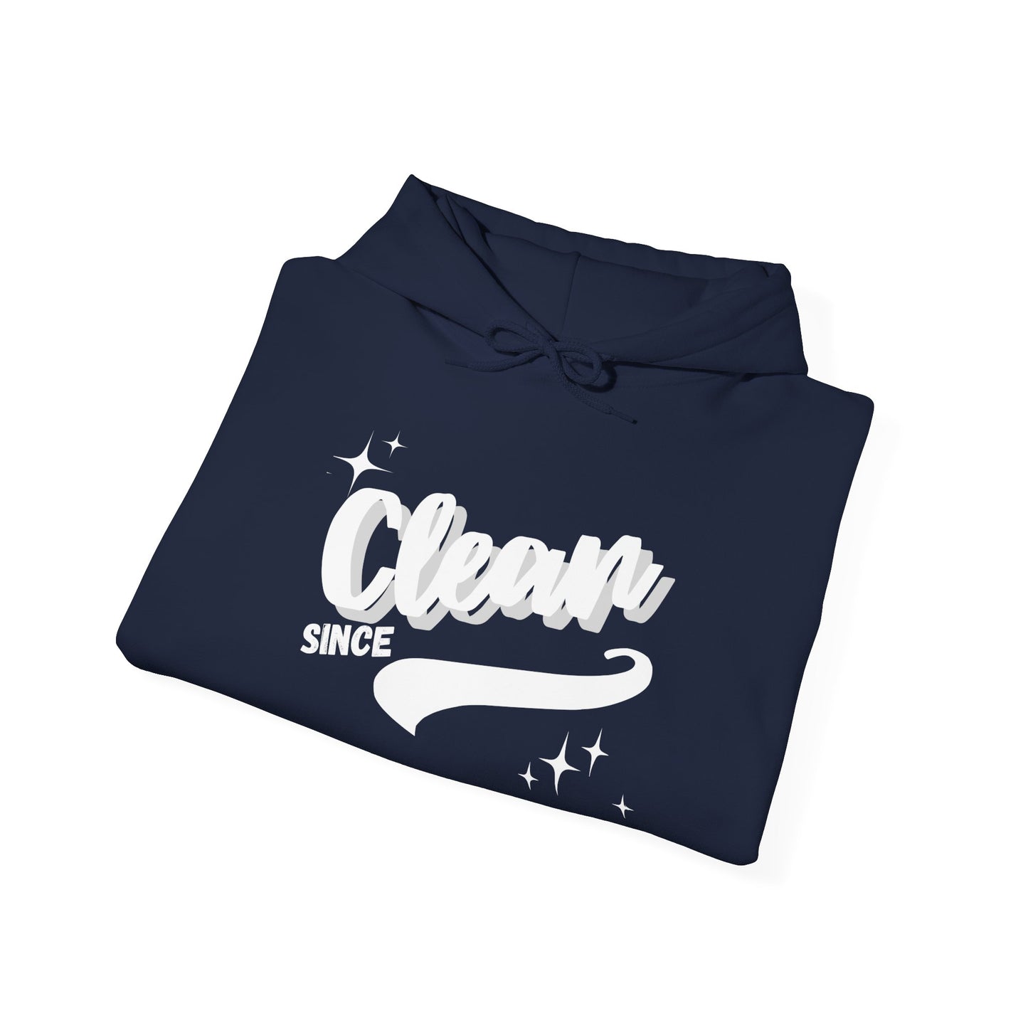 Custom Clean Date Heavy Blend Hooded Sweatshirt Dark Colors