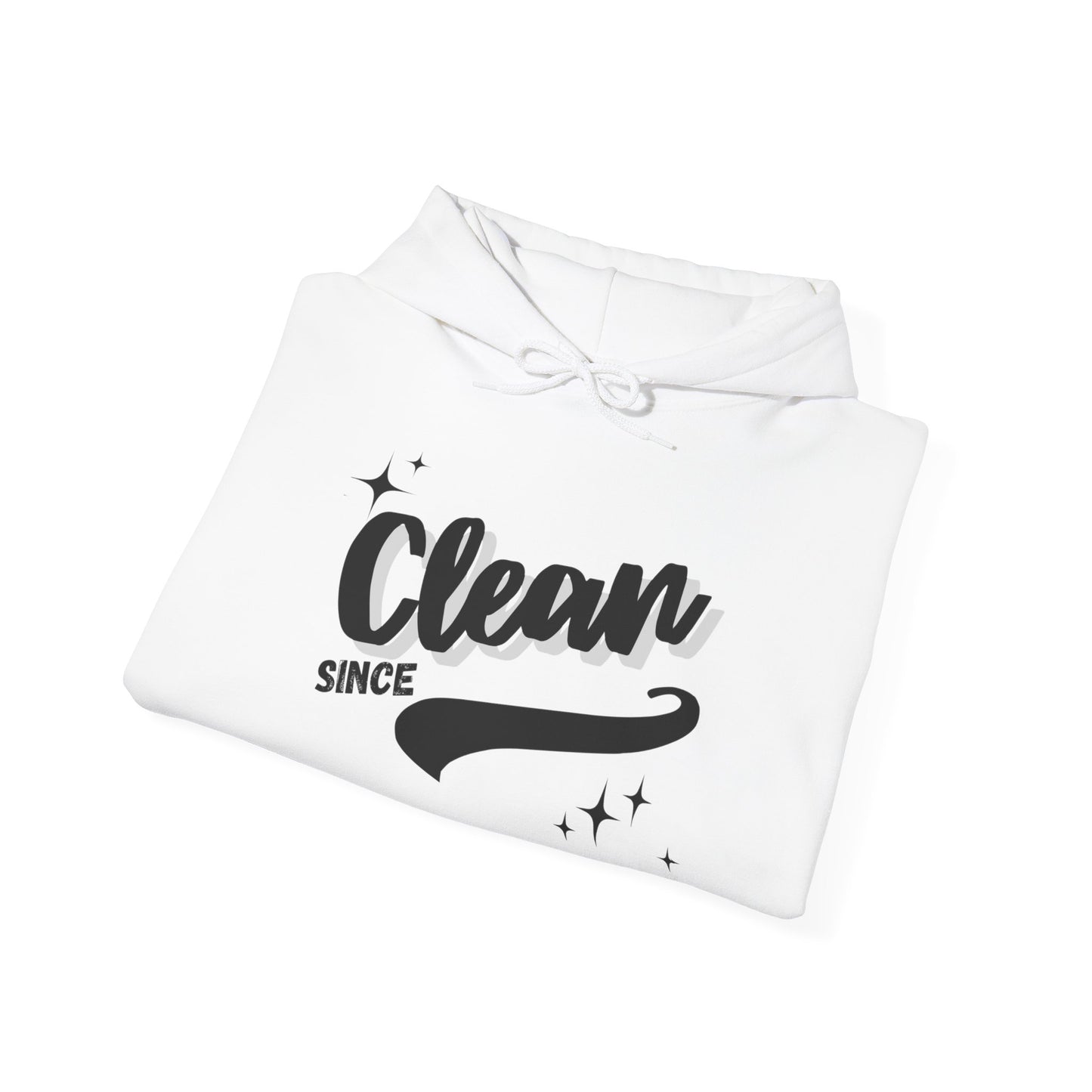 Custom Clean Date Heavy Blend Hooded Sweatshirt Light Colors