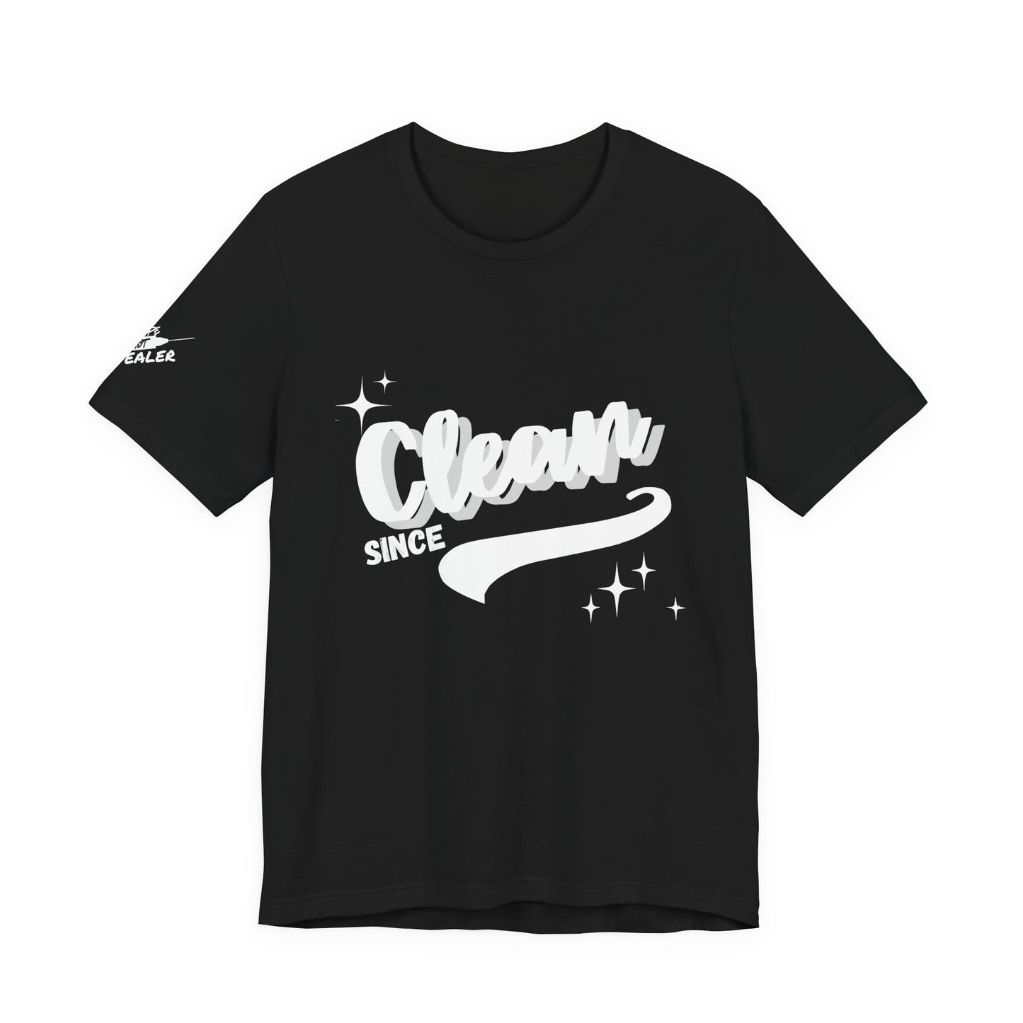 Personalized Sobriety Date Tee - Black