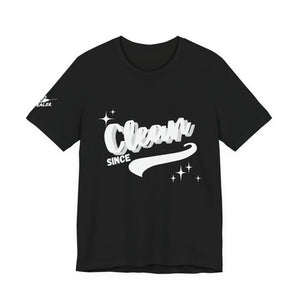 Personalized Sobriety Date Tee - Black