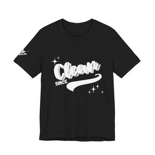 Personalized Sobriety Date Tee - Black
