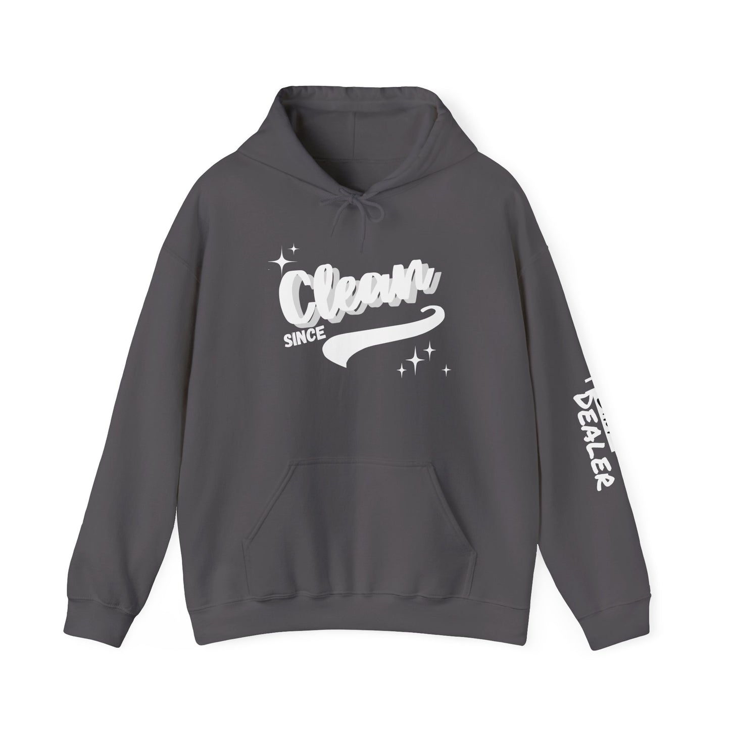 Custom Clean Date Heavy Blend Hooded Sweatshirt Dark Colors