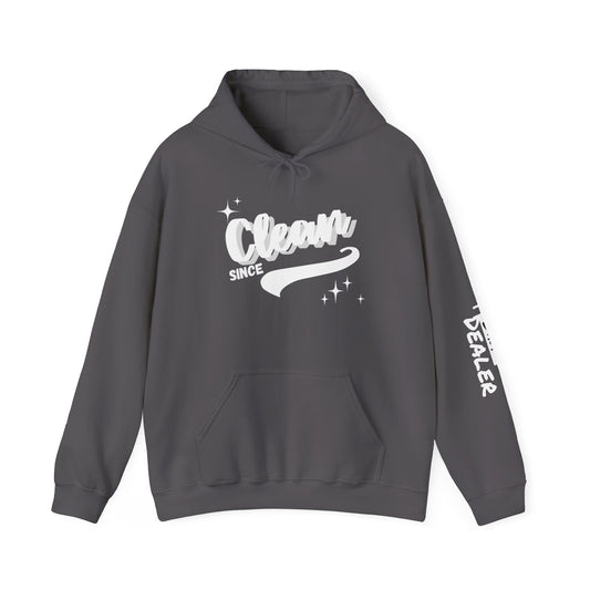 Custom Clean Date Heavy Blend Hooded Sweatshirt Dark Colors