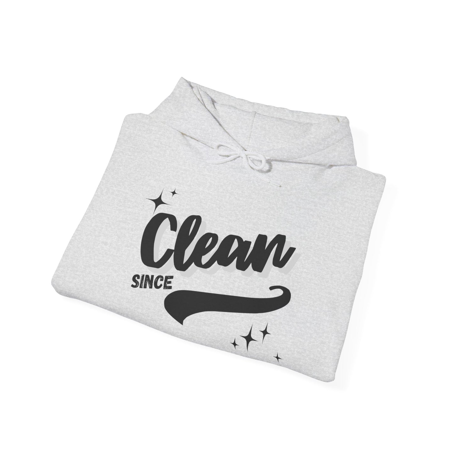 Custom Clean Date Heavy Blend Hooded Sweatshirt Light Colors
