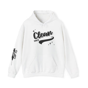 Custom Clean Date Heavy Blend Hooded Sweatshirt Light Colors