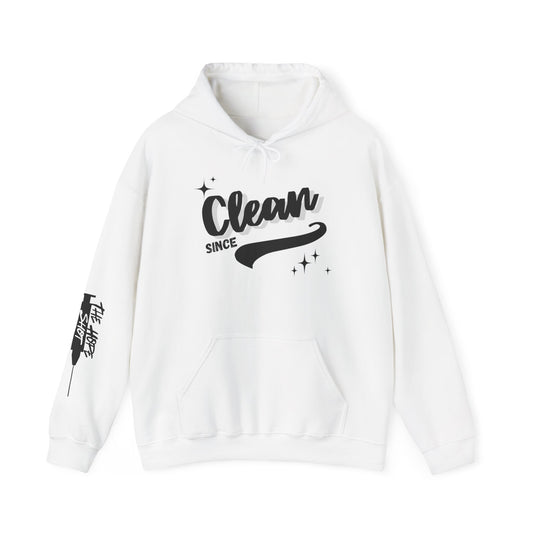 Custom Clean Date Heavy Blend Hooded Sweatshirt Light Colors