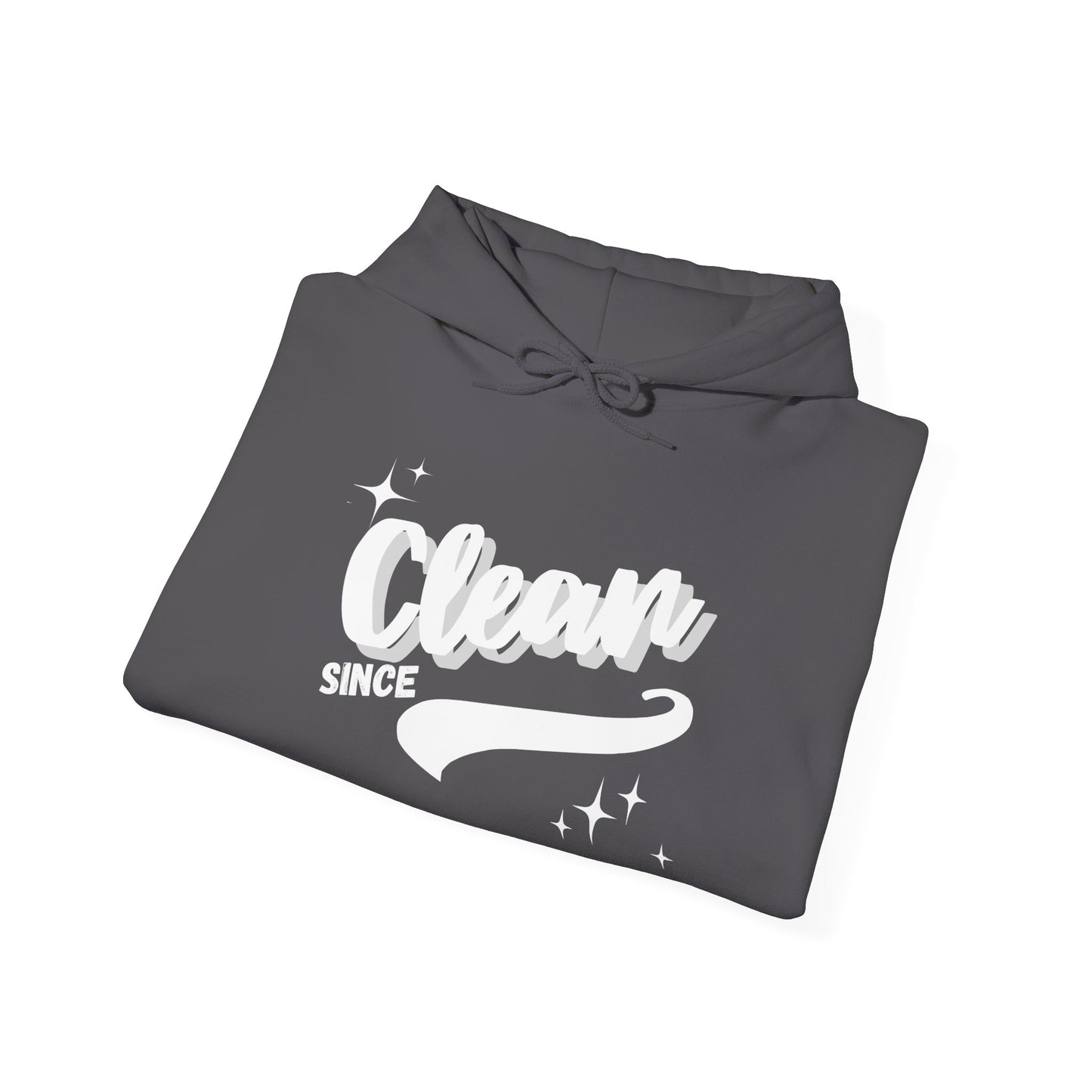 Custom Clean Date Heavy Blend Hooded Sweatshirt Dark Colors