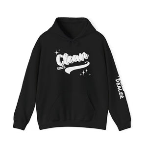 Custom Clean Date Heavy Blend Hooded Sweatshirt Dark Colors