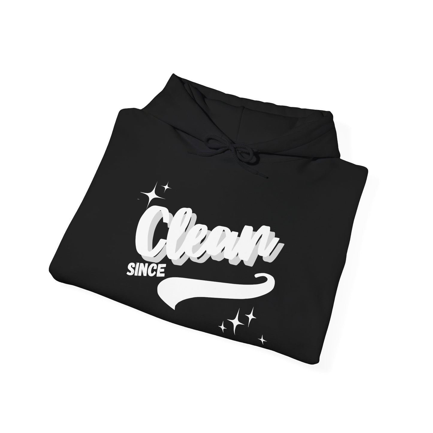 Custom Clean Date Heavy Blend Hooded Sweatshirt Dark Colors